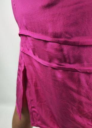 Шелковая юбка фуксия louis feraud4 фото
