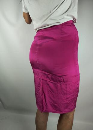 Шелковая юбка фуксия louis feraud3 фото