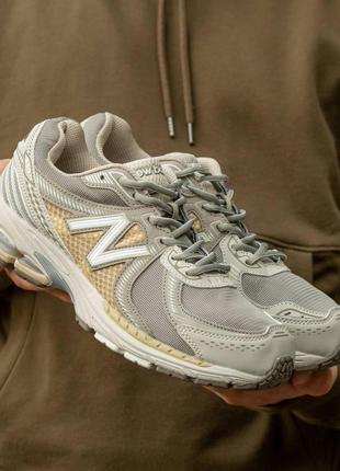 Женские кроссовки new balance 860 v2 beige 37-38-39-41