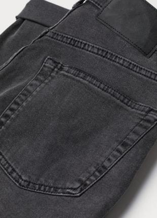 Серые джинсы мом h&amp;m.6 фото