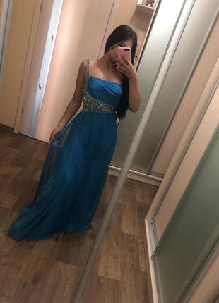 Выпускное вечернее платье в пол
