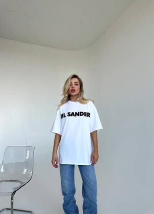 Футболка jil sander оверсайз8 фото