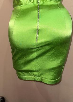 Versace jeans couture оригінал атласна спідниця  юбка -костюм