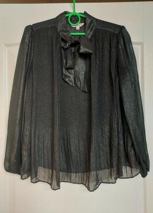 Блузка блуза женская плиссированная с длинным рукавом nanette nanette lepore2 фото