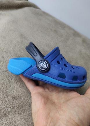 Резиновые шлепанцы кроксы crocs с 5 по стельке 13 см