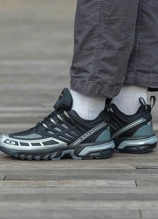 Топ ▪︎ кроссовки salomon acs pro advanced black silver