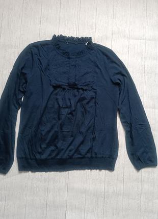 Роскошная женская блуза из бродери от tchibo, размер наш 44-46 36/38 евро, наш 48-50 40/42 евро6 фото