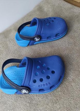 Гумові шльопанці крокси crocs з 5 по устілці 13 см4 фото