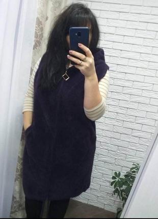 Жилет альпака турция батал люкс качество