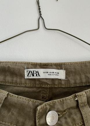 Коричневі джинси zara6 фото