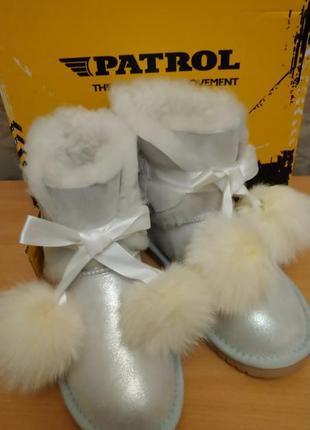 Уггі patrol (натуральний замш і хутро), нові, р. 36