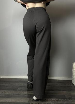 Спортивные штаны-палаццо женские серые style modna kazka mksh2435-33 фото