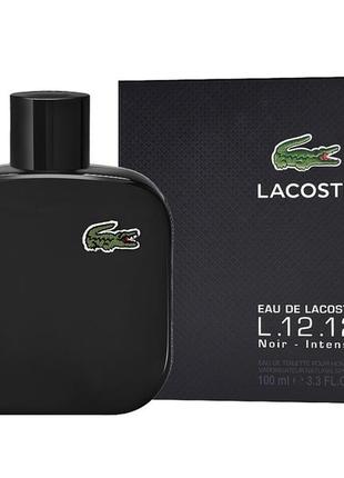 Чоловіча туалетна вода lacoste eau de lacoste l.12.12 noir intense (лакост еква де лакост л. 12.12 нор) 100 мл1 фото