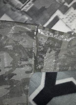 Блуза милитари с напылением серебро5 фото