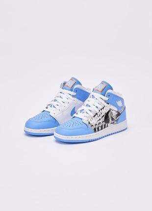 Кроссовки кеды air jordan 1 mid gs 'game winner' grade-school2 фото