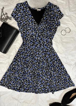 Платье в цветочек clockhouse 2
