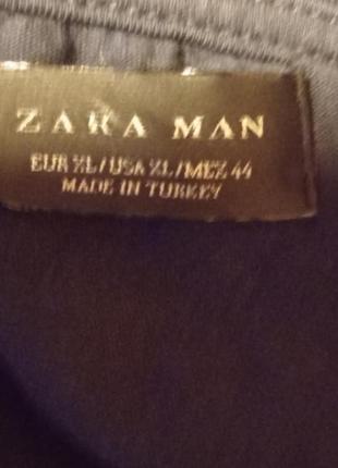 Чоловіча бавовняна футболка zara man,p.44/xxl, туреччина3 фото