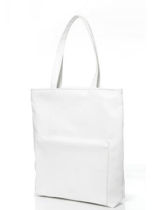 Сумка sambag shopper tote sen біла 932200087 фото