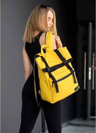 Рюкзак ролл sambag унісекс rolltop ltt жовтий 242380284 фото