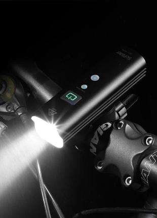 Sorider ai-1200 потужний передній велосипедний ліхтар фара з функцією смарт режим / світлодіод xml-l2 т69 фото