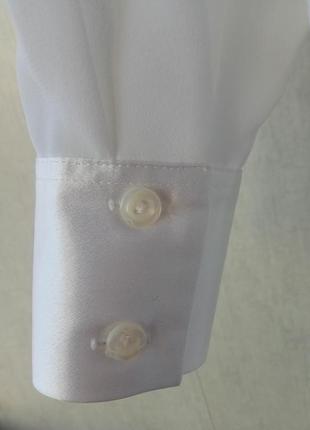 Рубашка-блуза белая marks&spencer uk 106 фото