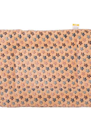 Лежак taotaopets 573301 yellow stars m (50*45 cm) для котов и собак 13шт