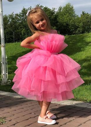 Рожева сукня барбі  для дівчинки  на любе свято2 фото