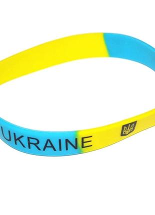 Браслет силиконовый патриотический с украинской символикой сине-жёлтый 2шт.2 фото
