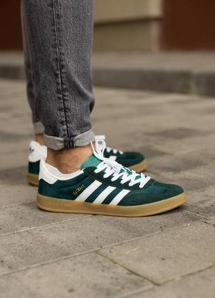 Крутые унисекс кроссовки adidas gazelle x gucci green изумрудные 36-45 р