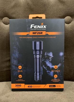 Фонарь профессиональный fenix wf26r с магнитной зарядкой