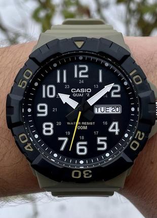 Годинник наручний casio mrw-210h-5a хакі койот military7 фото