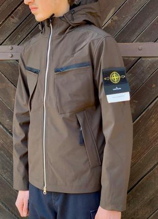 Ветровка/парка stone island khaki1 фото