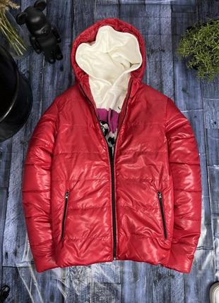 Вітровка - куртка чоловіча casual red glass, вітрозахищена ( осінь - зима )