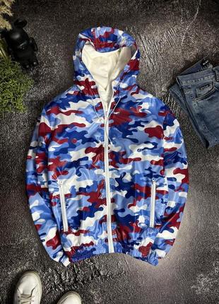Ветровка - куртка мужская casual multicolor, ветрозащищенная ( осень )