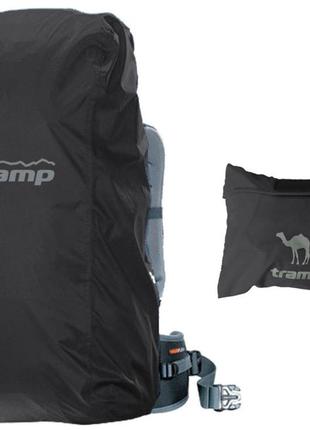Чехол на рюкзак tramp черный 30-60 л. m (utrp-018-black)