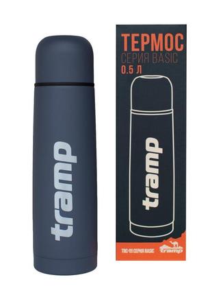 Термос tramp basic 0,5л серый trc-111-grey (utrc-111-grey)