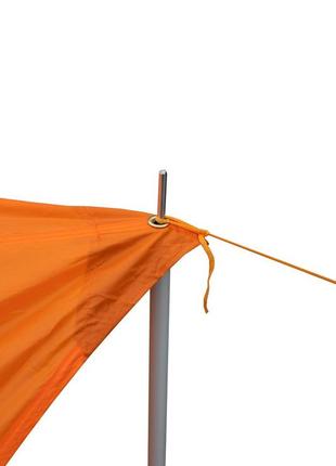 Тент туристический со стойками tramp lite tent оранжевый (tlt-011) (utlt-011)5 фото