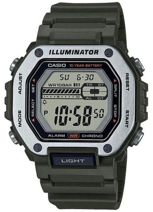 Часы наручные casio mwd-110h-3a illuminator