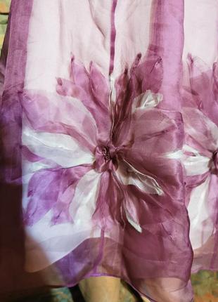 Шовкова сукня з органзи вечірній coast міді5 фото