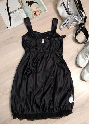 Шикарное стильное коктейльное платье мини черное с пайетками8 фото