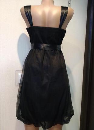 Шикарное стильное коктейльное платье мини черное с пайетками10 фото