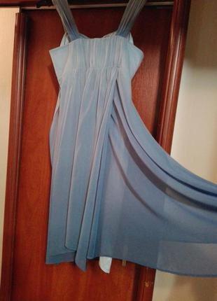 Платье сарафан тонкое крепдешиновое летящее тонкое6 фото