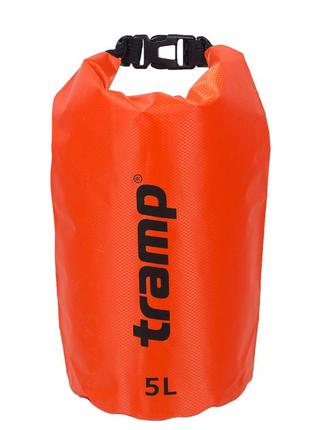 Гермомешок tramp pvc diamond rip-stop оранжевый 5л (utra-110-orange) (tra-110)