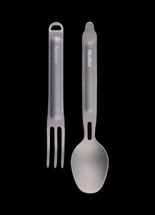 Столовий прибор nextool outdoor spoon fork kt5525