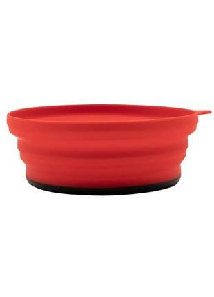 Тарелка tramp силиконовая с пластиковым дном терракот 550 мл (utrc-123-terracota)