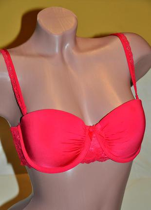 Бюстгальтер балконетт кружевной h&m 80в