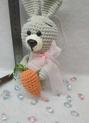 Брелок серый заяц 💝