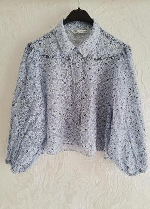 Стильна сорочка блуза zara
