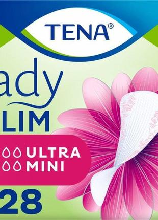 Урологические прокладки tena lady ultra mini 28 шт (7322541116082)