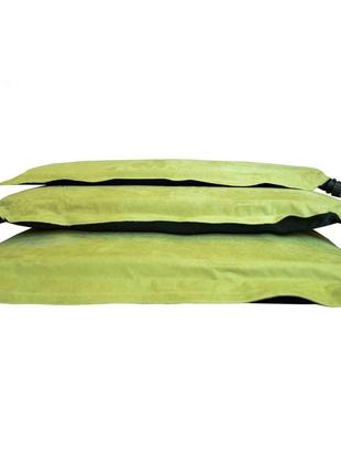 Самонадувний туристичний килимок tramp comfort з можливістю зістібання olive 190х65х7 utri-0095 фото